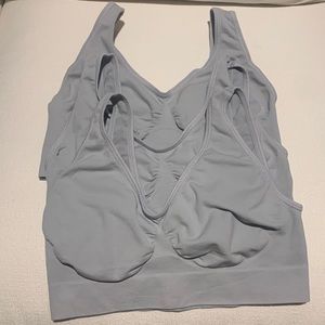 3 Gray bralettes - Shear Shapewear